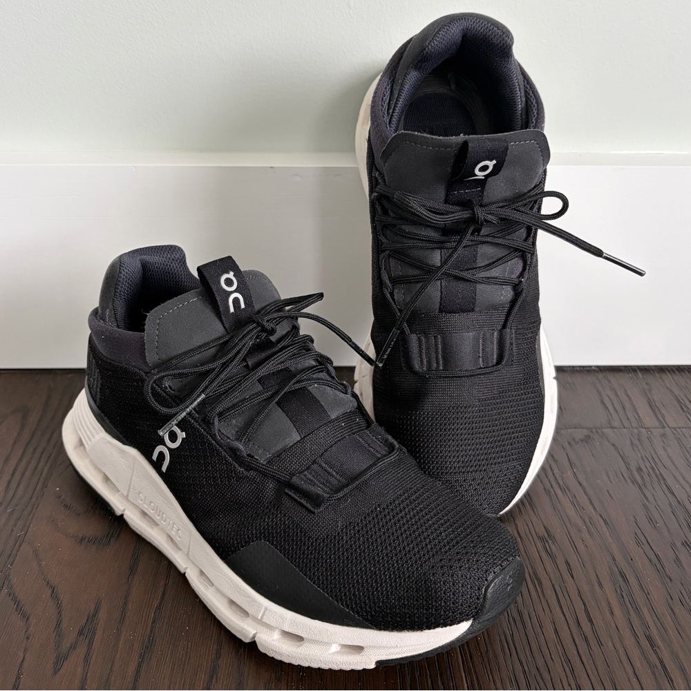 On Running Women’s Cloudnova Sneaker Phantom & White